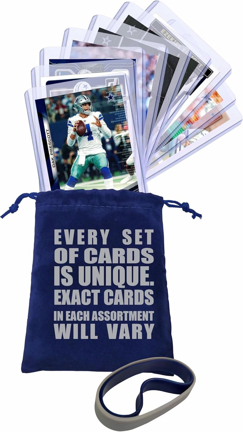 Chaser Dallas Cowboys Cards: Dak Prescott, CeeDee Lamb, George Pickens, Trevon Diggs, Troy Aikman, Emmitt Smith, Jake Ferguson, Javonte Williams, Brandin Cooks ASSORTED Football Stars & GOATs Trading Card & Wristbands Gift Pack - Image 4